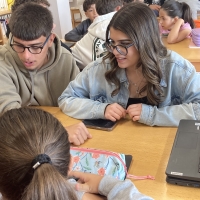 Turma do 11.º C celebra o “Dia da Europa” com alunos do 4.º ano